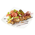 Chicken Mushroom Kebab 