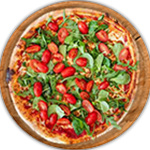Salami Garden Pizza  10'' 