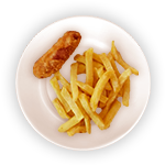 Kids Jumbo Sausage & Chips 