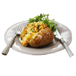 Jacket Potato With Mozzarella 