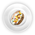 Jacket Potato With Tuna & Sweetcorn Mayonnaise 